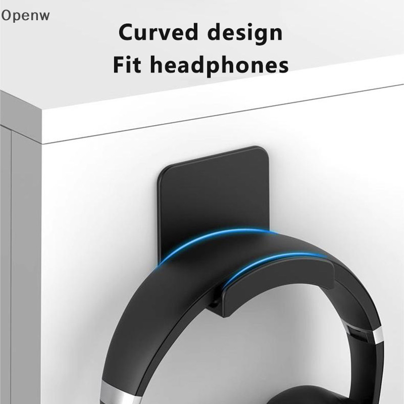 Openw Universal ขาตั้งหูฟัง Gaming Controller Holder ชุดหูฟังชั้นวางจอแสดงผลภายใต้โต๊ะตะขอแขวนสําหรับหูฟัง Wall Mount Gaming GOOD