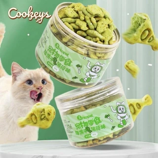 HM-บิสกิตเเมว ขนมเมว คุกกี้เเมวรสมิ้น กลิ่นใบมินต์