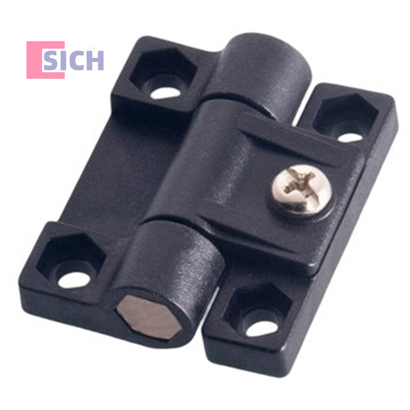 [Sich] Pa บานพับกล่องตู้ไฟฟ้าสีดํา Damping บานพับอุปกรณ์อุตสาหกรรมบานพับประตูตู้โลหะใหม่