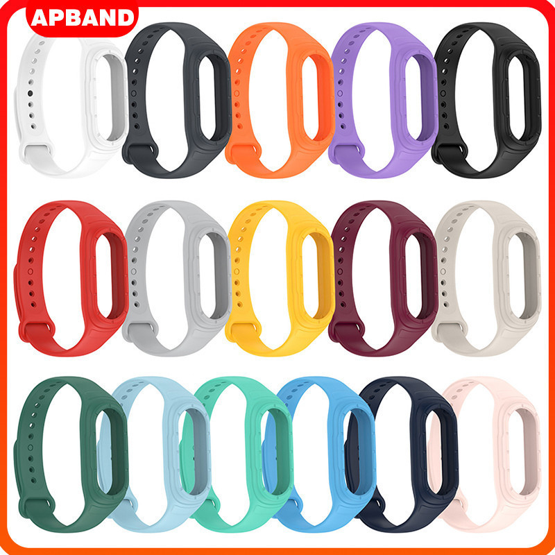 สายยางสำหรับ miband 10 9 8 ซิลิโคนกีฬาปกอ่อนป้องกันหน้าจอเข็มขัดสำหรับ Xiaomi Mi band 10 9 8 NFC