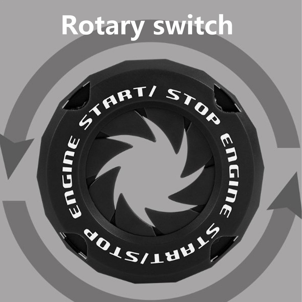 Venom Start ฝาครอบปุ่มหยุดการออกแบบอะนิเมะปุ่มกดสตาร์ทฝาครอบป้องกันอุปกรณ์ตกแต่งภายในรถยนต์ lofuth - รูปที่ 2