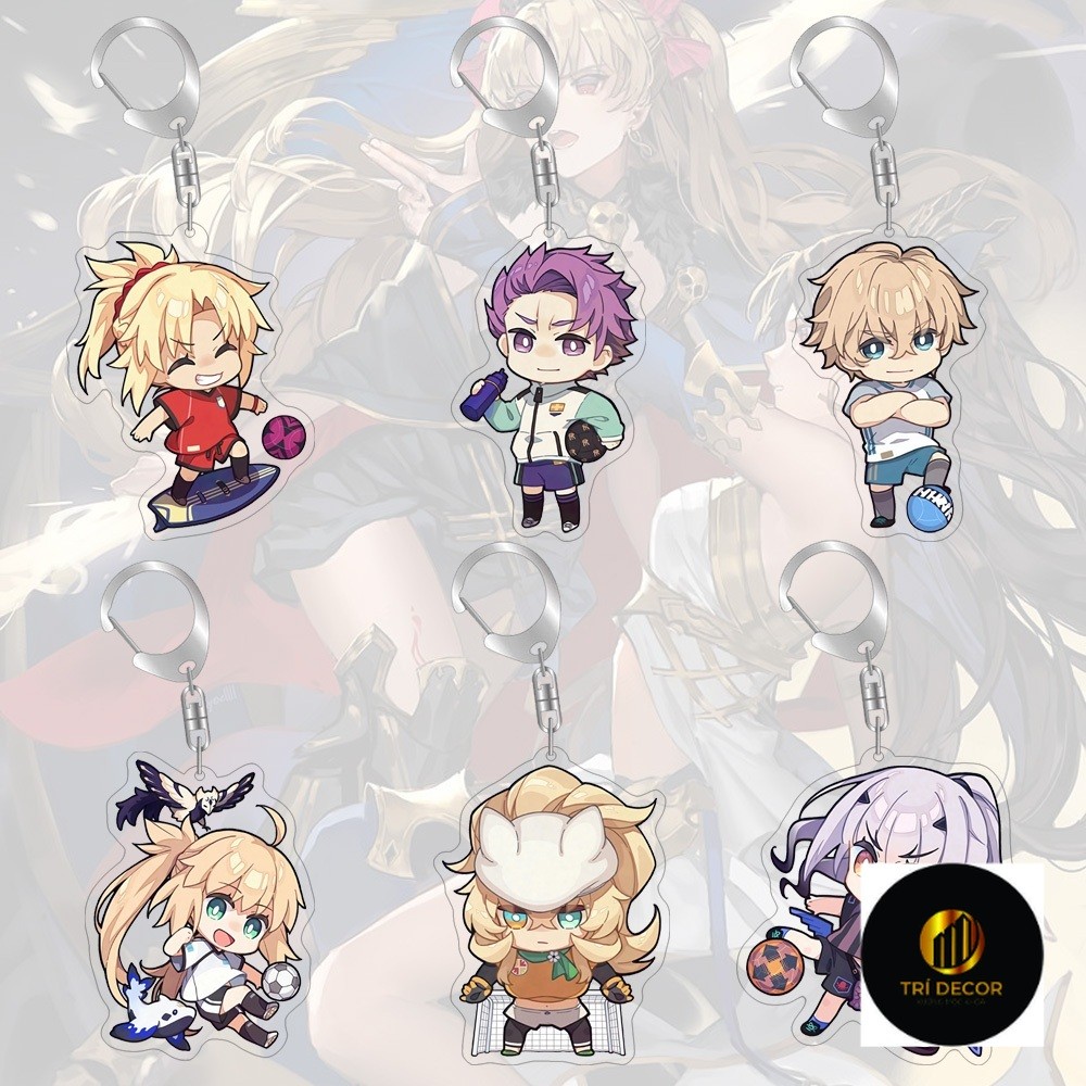 Fate/Grand Fgo 55 มม.พวงกุญแจอะคริลิคน่ารักการ์ตูนกระเป๋าพวงกุญแจอุปกรณ์เสริม