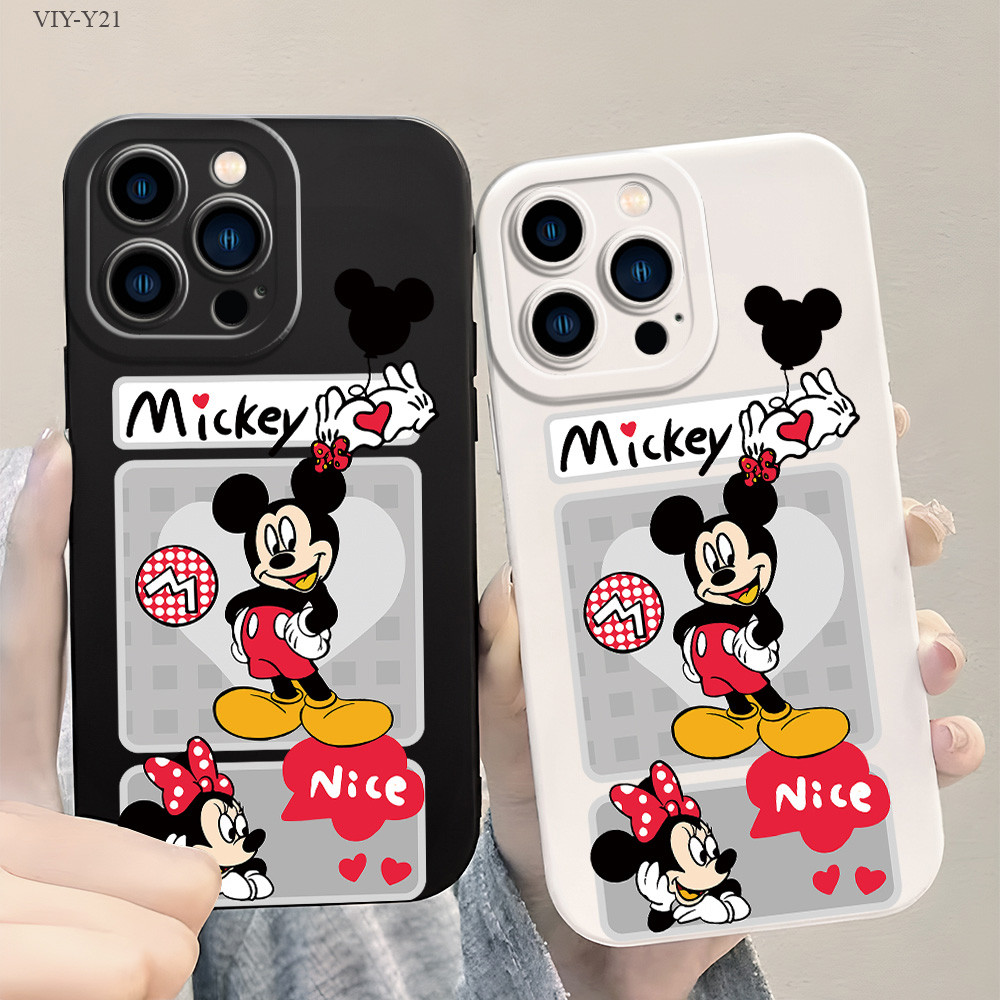 VIVO Y21 Y21S Y21T Y21A Y33S Y33T Y01 Y01A Y15S Y15A Y15C Y50 Y30 Y30i เคสวีโว่ สำหรับ Cartoon Mouse เคส เคสโทรศัพท์