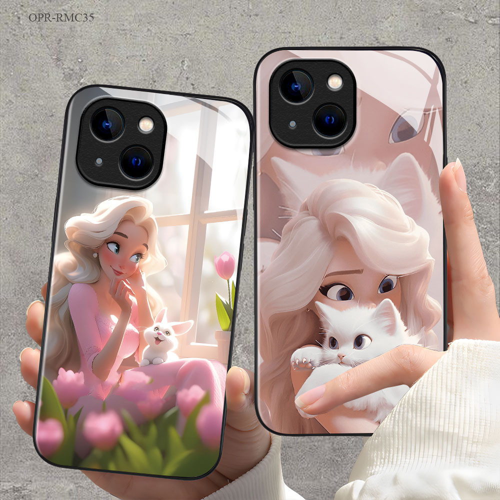 OPPO Reno 8 8Z 7 7Z 6Z 6 5 4 2F F11 F9 F7 F5 Pro Youth 4G 5G เคสออปโป้ Hat Boy Glass Case BL