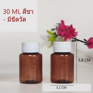 แพค10ขวด-ขวดพลาสติกใส-ชา PET ชนิดแข็ง ขวดยาหม่อง ขนาด 15 20 30 ML