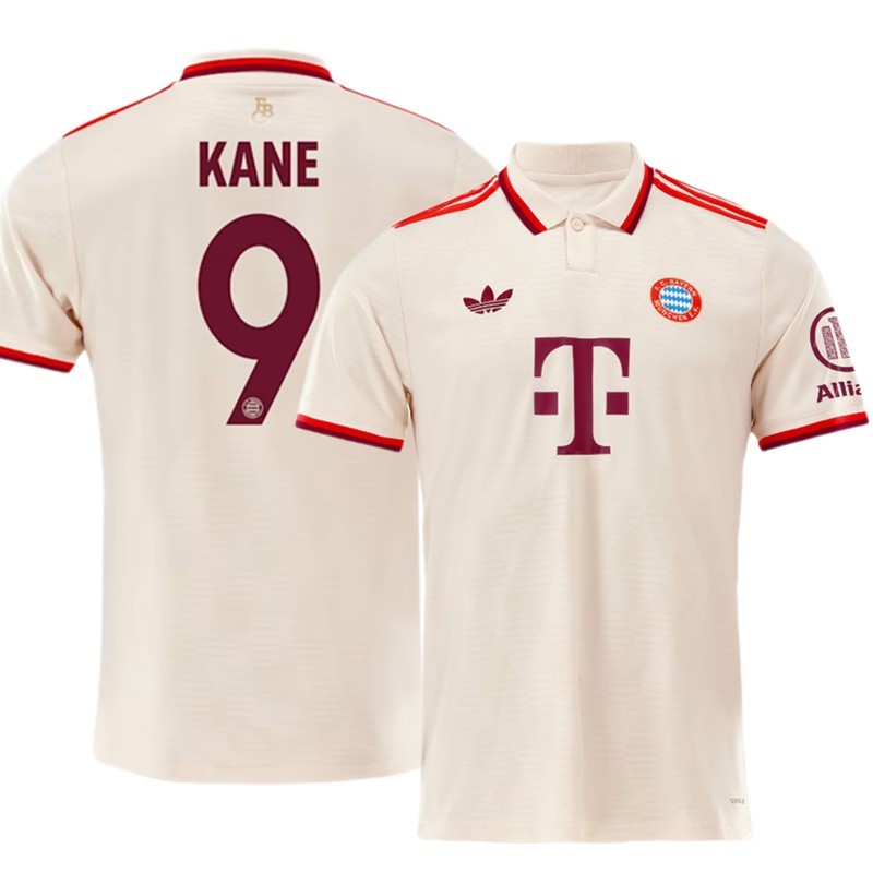 Aaa + 24/25 Bayern Munich Third Mens Football Jersey Fansue Top QualityHigh Football T-shirt