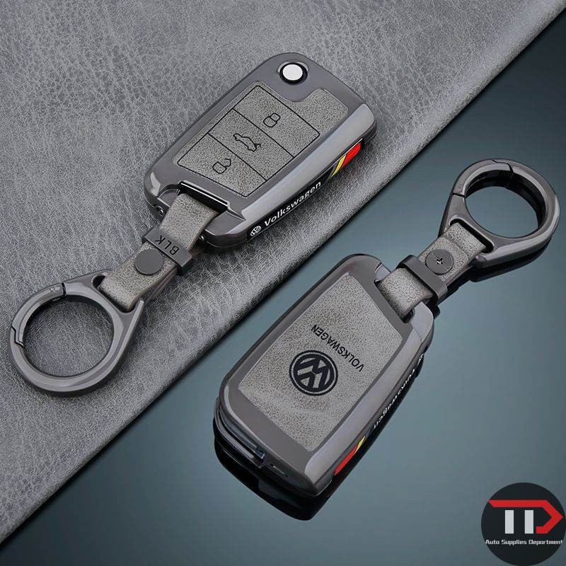 รถ Flip Key Remote Case Shell สําหรับ VW สําหรับ Volkswagen MK7/GTI 7/กอล์ฟ 7/กอล์ฟ R สําหรับ Skoda 