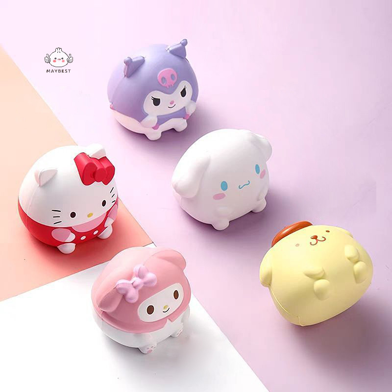 {maybest} น่ารัก Kawaii Deion Sanrio Kuromi ความเครียดบรรเทาการ์ตูนเด็กมือหยิกบีบ Fidget ของเล่น Healing ของขวัญนักเรียน {TH}