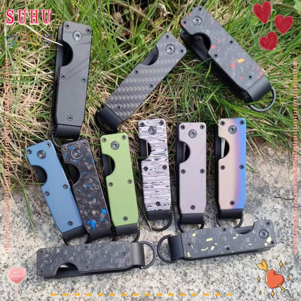 Suhu Key Organizer,พร้อมไขควงโลหะKey Holder,นวัตกรรมถือ 2-6 คีย์Minimalist Key FOBสําหรับคีย์น้อยกว่า 6.2 ซม.