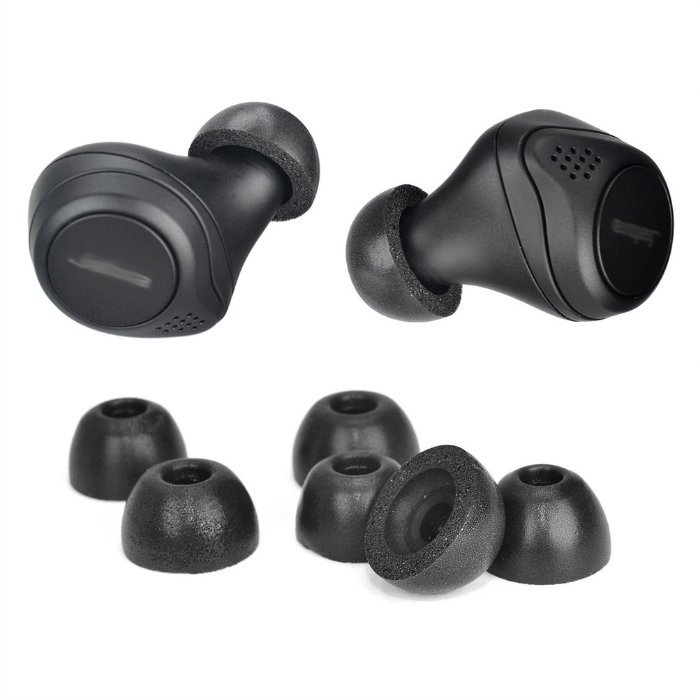 จุกหูฟังเมมโมรี่โฟม 3 คู่ เข้ากันได้กับ Jabra Elite 75t / 65t / Active / 7 Pro / Elite 3 / Elite 4, 