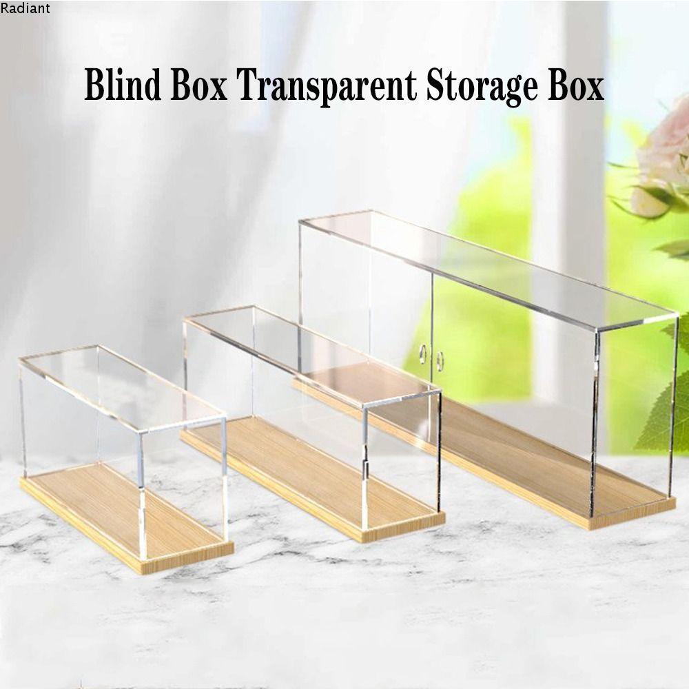 Radiant Box Storage Rack, กล่องแสดงตุ๊กตา Popmart โปร่งใสความจุขนาดใหญ่, อะคริลิคกันฝุ่นตุ๊กตา Display Home Office