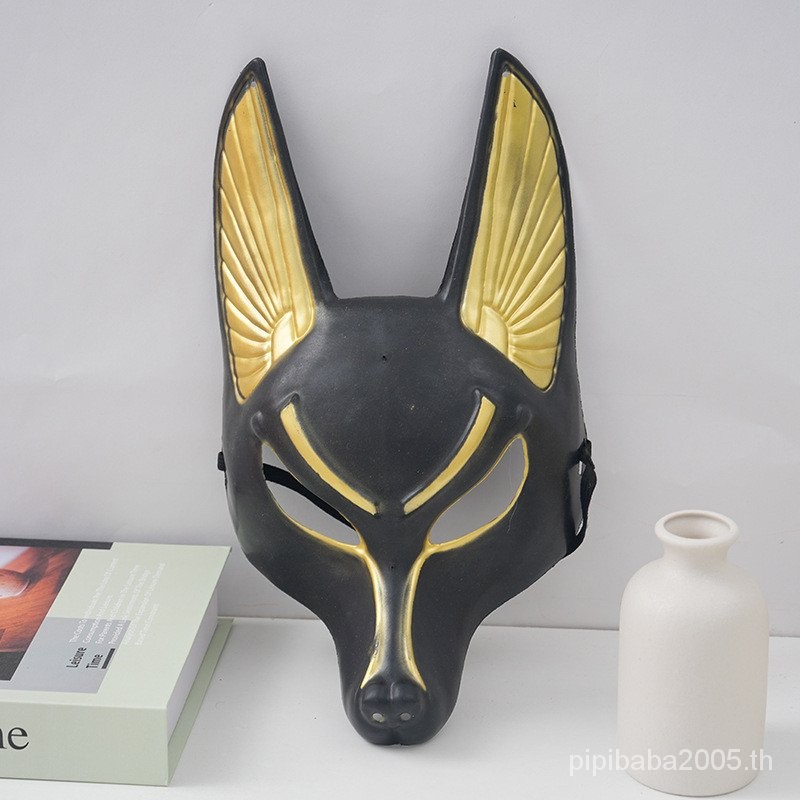 นักบุญอุปถัมภ์ของอียิปต์ Nether Wolf Death God Anubis Mask cos Masked Ball Dance อุปกรณ์ประกอบฉากสยอ