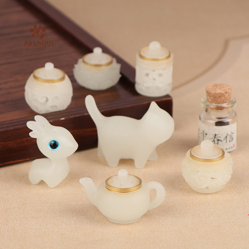 [แฟชั่น] กระเป๋า Nightglow ชาติพันธุ์แกะสลัก Rich Noble Hollow หม้อพวงกุญแจ Bodhi Pearl หยก Agate ธรรมชาติ Lasg ของขวัญกลิ่นหอม {TH}