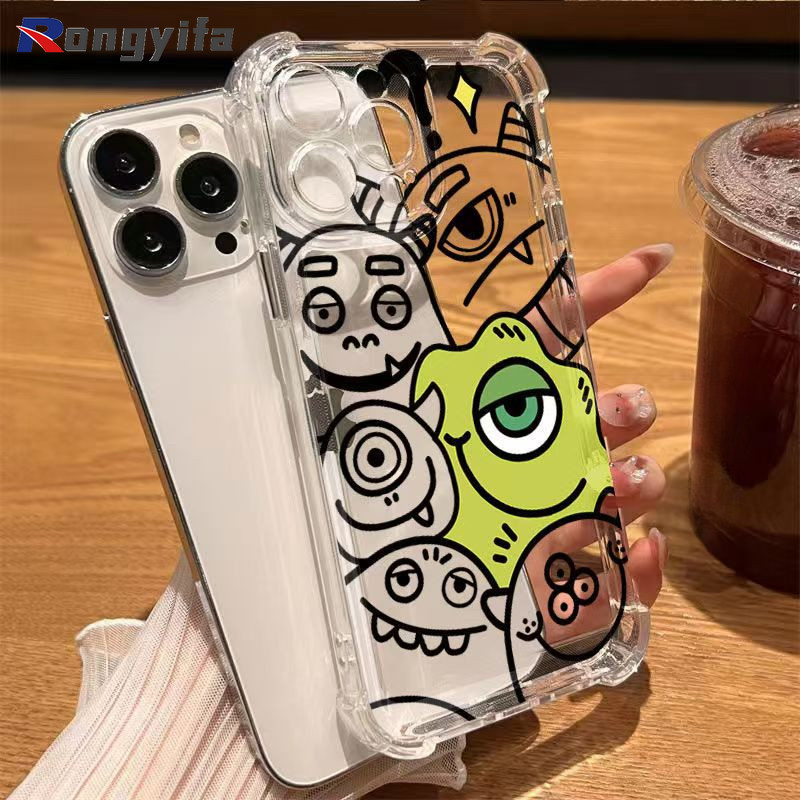 การ์ตูนตลก Michael Wazowski เคสโทรศัพท์สําหรับ OPPO Reno 12F 12 Pro Reno 11F 11 Pro A3 Pro A60 A79 A