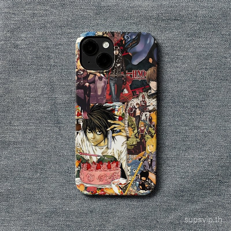 เคสโทรศัพท์อะนิเมะเย็บลายเด็กผู้ชายสุดเท่อินเทรนด์สำหรับ Apple iPhone 11PROMAX 12PROMAX 11 12 13 14 15 PRO MAX XR 7plus 8PLUS 13PROMAX 13Pro เปลือกกันกระแทกเคสแข็ง