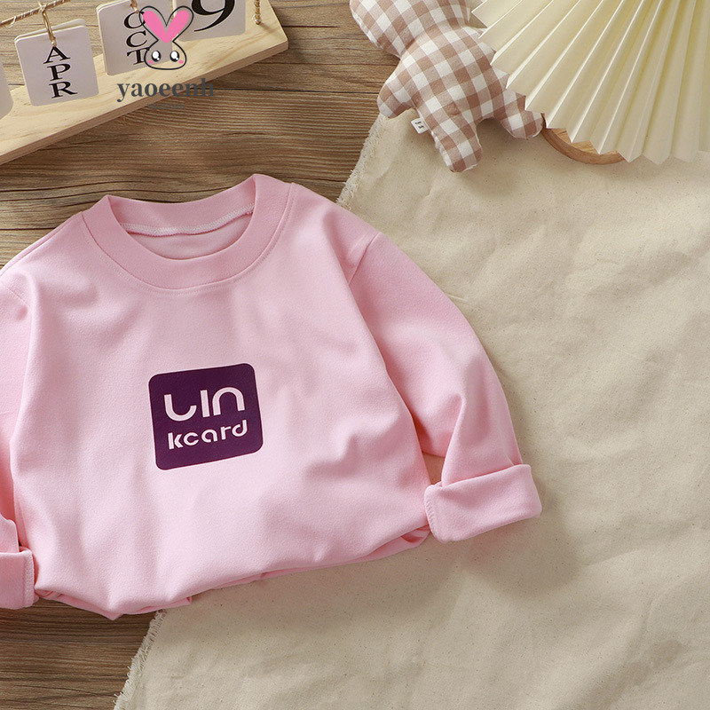 【YAOEENH】80-150เซนติเมตรฤดูใบไม้ร่วงฤดูหนาวเยอรมันกํามะหยี่อบอุ่นแขนยาว จุดต่ําสุด เสื้อชายหญิงปกสีทึบเสื้อผ้าฤดูใบไม้ร่วงชิ้นเดียวพร้อมสต็อก