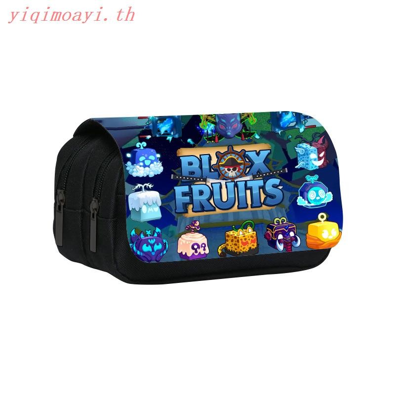 R ROBLOX กล่องดินสอ blox ผลไม้ปีศาจ นักเรียนประถม นักเรียนมัธยมต้น กระเป๋าดินสอ กระเป๋าเครื่องเขียน 三维 พิมพ์กระเป๋าสองชั้น