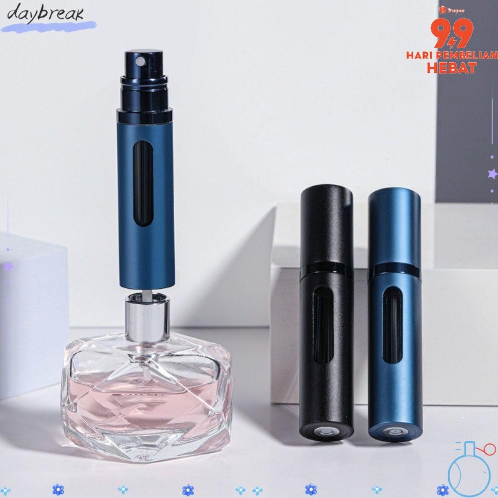 Daybereak ขวดน้ําหอม 5 / 8 มล. ขวดเครื่องสําอาง แบบรีฟิล แบบพกพา ขนาดเล็ก พร้อมสเปรย์ฉีดน้ํา ขวดเดินทาง