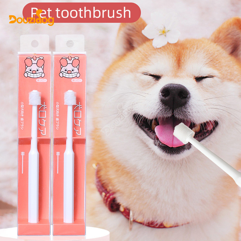 360 องศาแปรงสีฟันสุนัขลบทาร์ทาร์ทําความสะอาดสัตว์เลี้ยงแปรงสีฟันช่องปากสัตว์เลี้ยงกรูมมิ่งอุปกรณ์ทําความสะอาด
