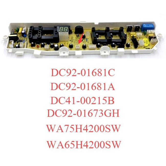 Samsung คอมพิวเตอร์แผงวงจร DC92-01681C DC92-01681A DC41-00215B wa75h4200sw wa65h4200sw wa60h4200sw จ