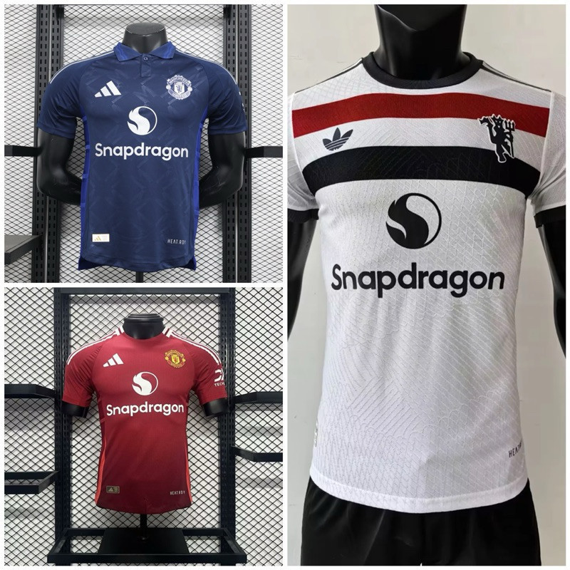 24/25 MANCHESTER UNITED HOME AWAY 3rd FANS & PLAYER ISSUE KIT MU JERSEY Ready Stock