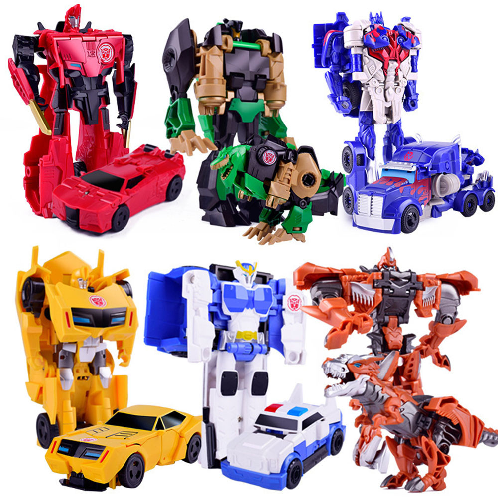Transformers Figure Optimus Prime Bumblebe Transforming Robot Action Figure ของเล่นเด็ก