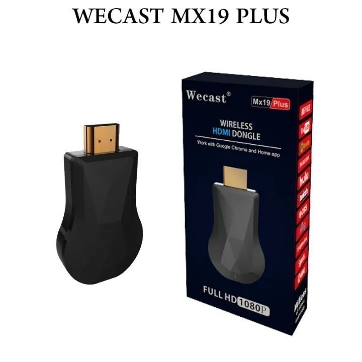 Wecast MX19 Plus - Miracast AirPlay Wireless HDMI Dongle Full HD 1080P