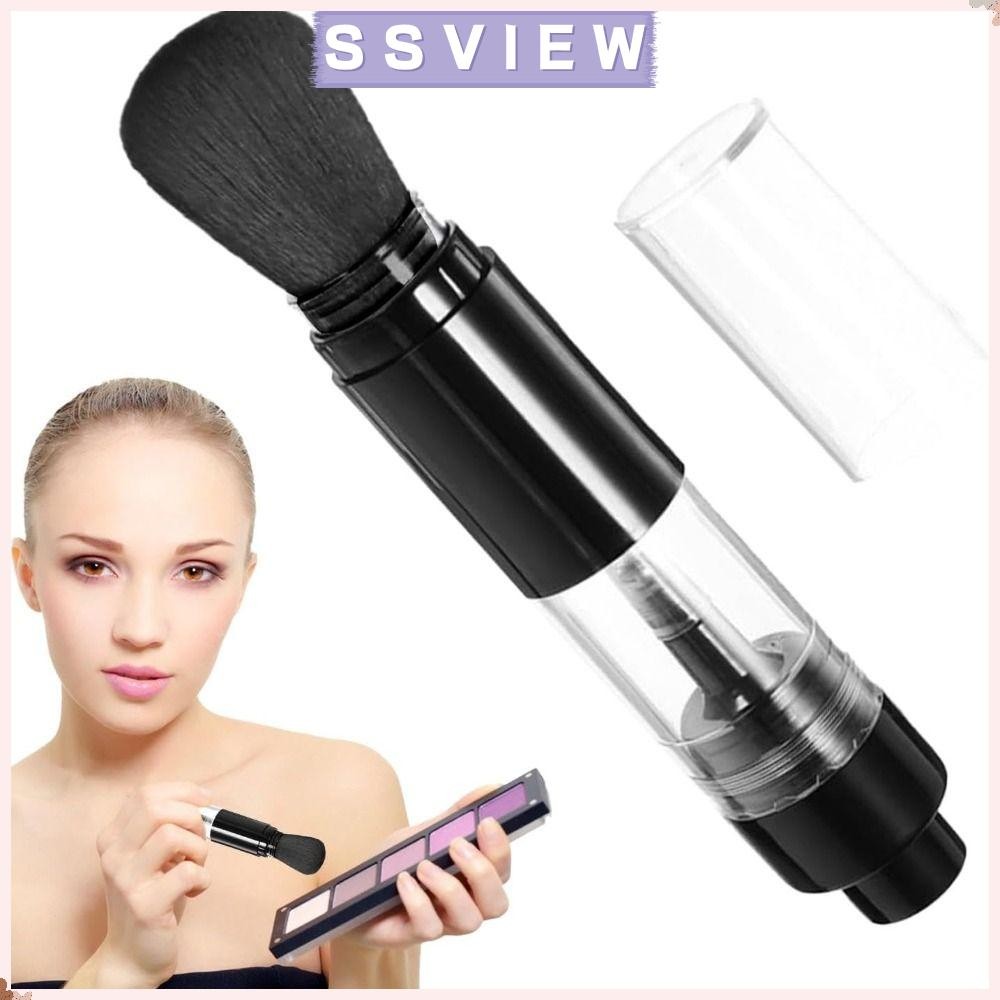 แปรง Applicator STILLSAVIEW, แปรงแป้งลายนูนแบบรีฟิล, แปรงแต่งหน้าแบบพกพานํากลับมาใช้ใหม่ได้สําหรับผู้หญิง