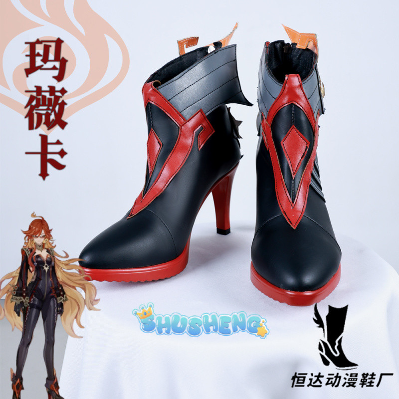 รองเท้าคอสเพลย์ Genshin Impact Mavuika