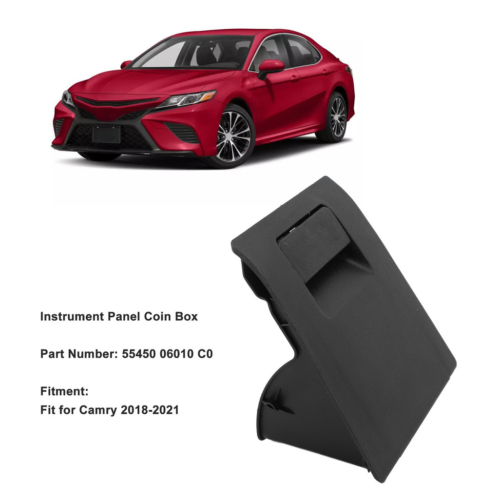 [LMC] กล่องเหรียญแผงเครื่องมือ 55450 06010 C0 ถาดใส่เหรียญพลาสติกสําหรับ Camry 2018‐2021