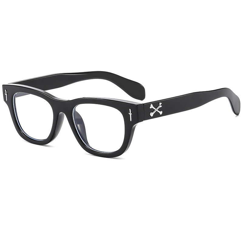 แว่นกันแดดแฟชั่นทรงสี่เหลี่ยมใหม่แว่นตาผู้ชายที่มีชื่อเสียงทางอินเทอร์เน็ตย้อนยุคในยุโรปและอเมริกา