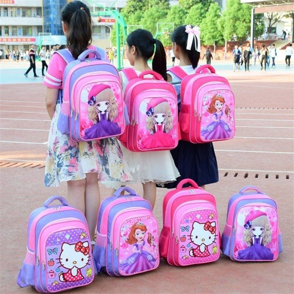 กระเป๋าเป้ลายหมีแคร์แบร์ ลายคมชัด ขนาด16นิ้วใส่A4ได้ มีหลากหลายลายให้เลือก