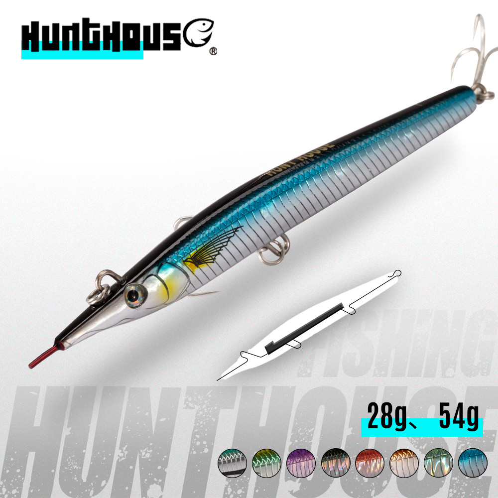Sayoris เข็มจมดินสอตกปลาล่อ stickbait 140 มม./180 มม. Huntthouse cross garfish sphyraena สําหรับปลาปลากะพง LW504