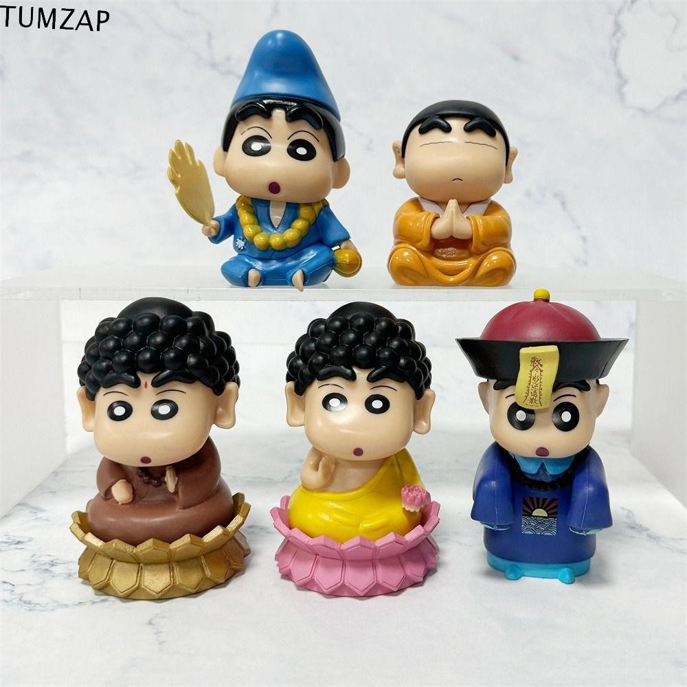 Tumzap Crayon Shin-Chan รูป, ของเล่น Cos Lord Buddha Shinnosuke Nohara รูป, ของขวัญวันเกิด PVC รูปปั้น 10 ซม.อะนิเมะของขวัญเด็ก