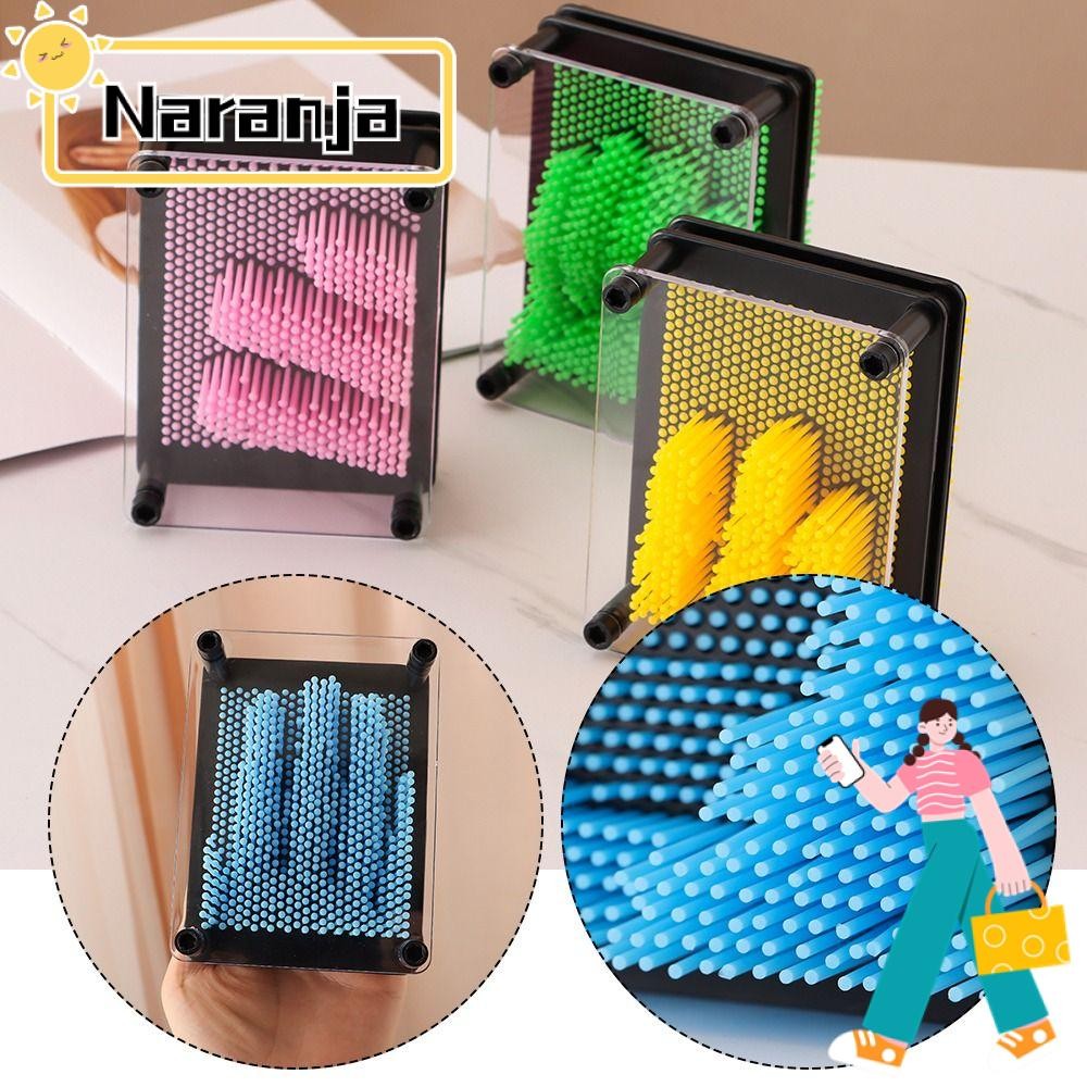 Naranja Pin Art Board Toy โมเดลมือโคลน