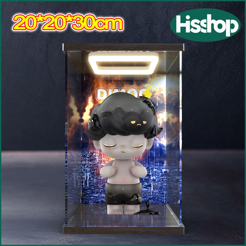 กล่องแสดงอะคริลิค เหมาะสําหรับ POPMART Dimoo 400% ตู้โมเดล