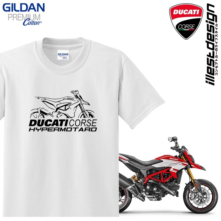 23 Moto Tees : Ducati Hypermotard Bd141 Bd143 เสื้อยืดดีไซน์จักรยาน Hypermotard 796 939 939sp 950 95