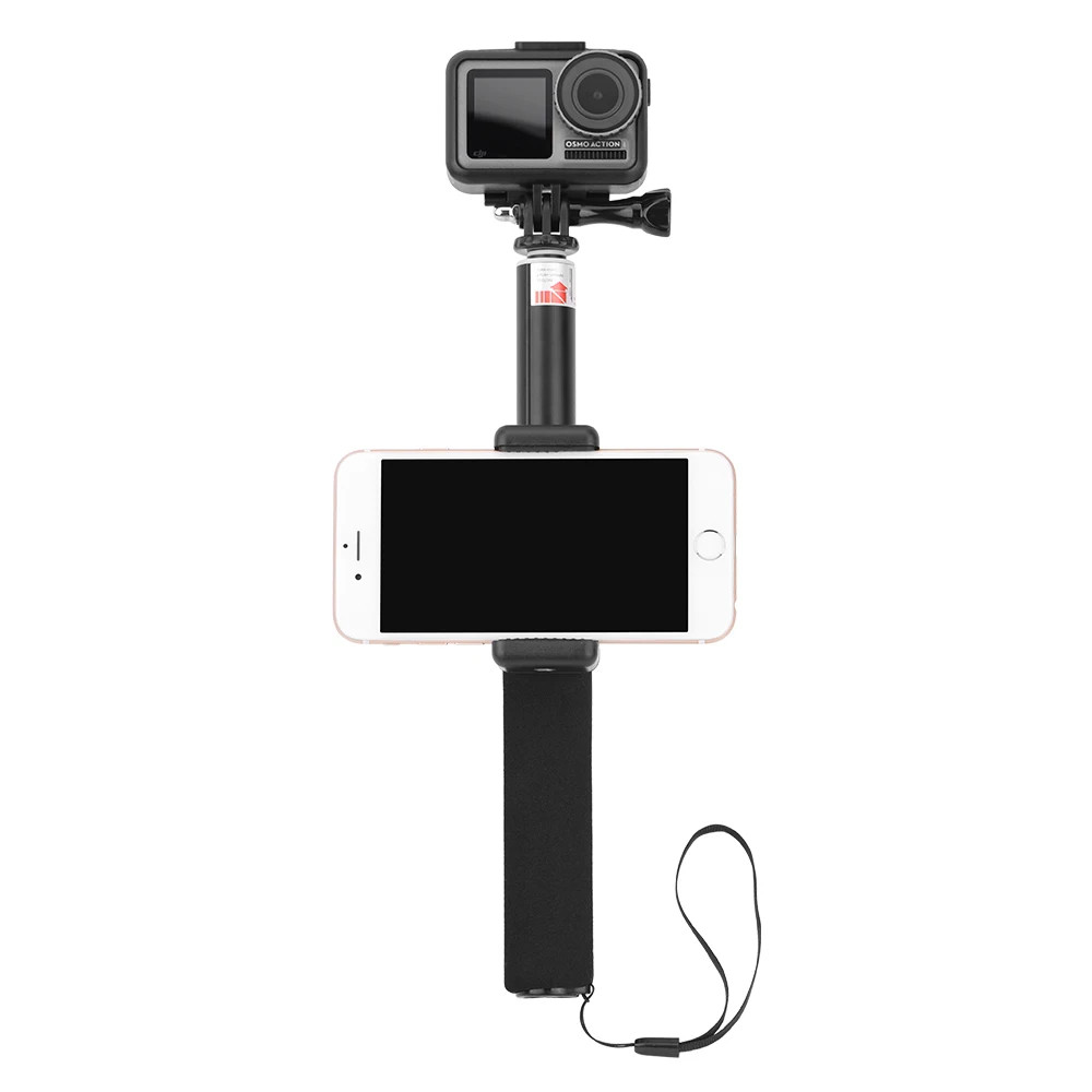 Selfie Stick Pole จับเวลาสําหรับ DJI Pocket 3/GoPro13 12 11 10 9 สําหรับ DJI Osmo Action 4/3 กล้อง Extension Rod อุปกรณ์เสริม