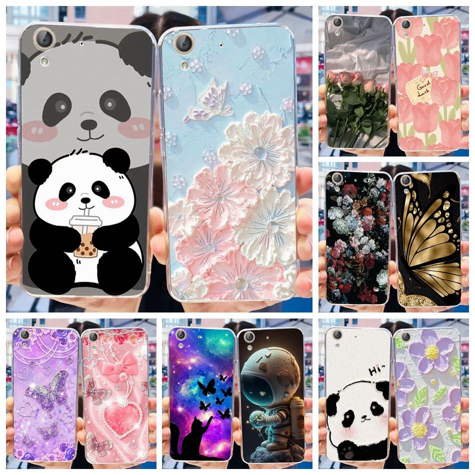 Huawei Y6 ii Y6 ii Y6 2 CAM-L21 เคสน่ารักแพนด้าการ์ตูนซิลิโคนอ่อนนุ่มฝาหลัง Huawei Y6II เคสโทรศัพท์