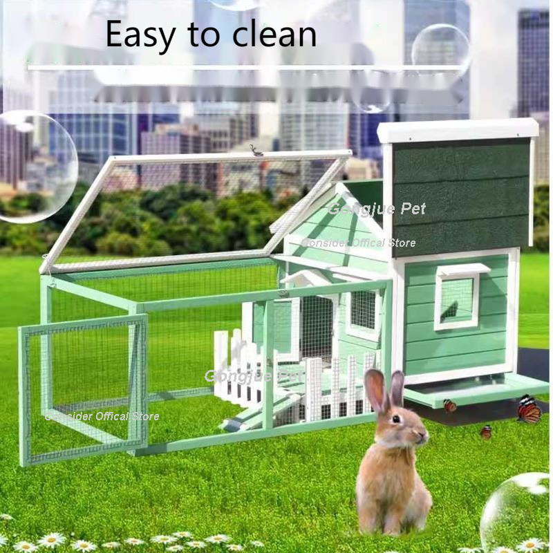 Huh House Outdoor huh Pet Large Rainproof Dog Cat Rabbit Cage uhu