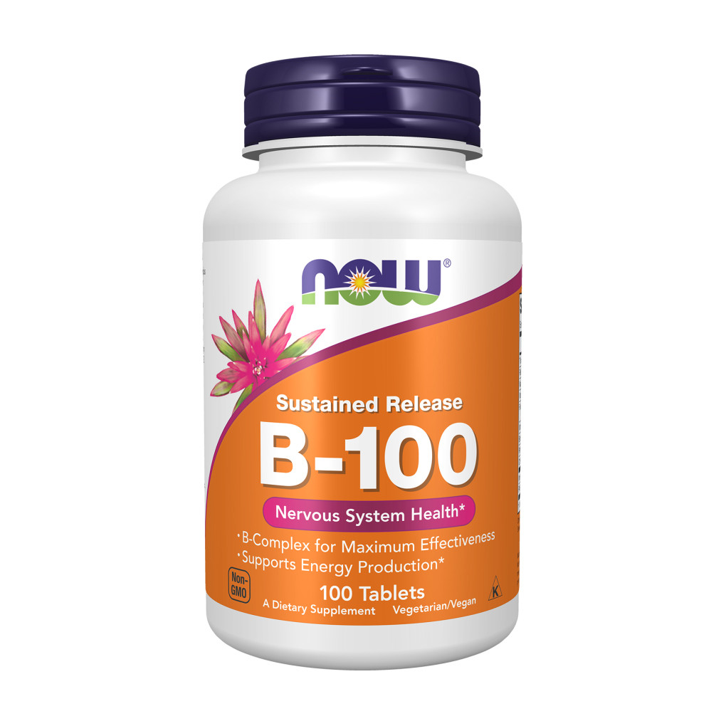 NOW Foods, Sustained Release B-100, 100 Tablets