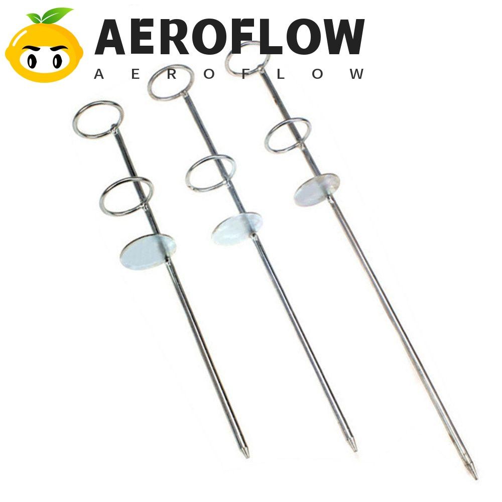 Aeroflow ที่วางคันเบ็ดแบบพกพาเครื่องมือตกปลา Rod Rest ขาตั้งสแตนเลสสตีล Spike ใส่ Ground Fishing Pole Stand