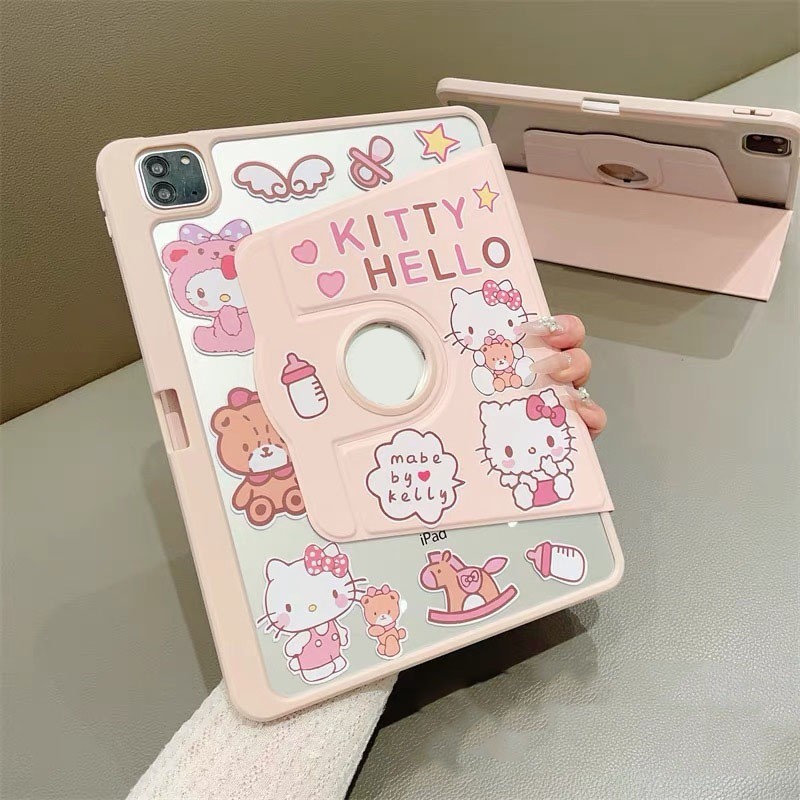 เคสฝาพับ ปรับองศาได้360 องศา สำหรับ Samsung Tab A9 Plus/Tab A7 lite/Tab S6 lite/Tab S9 FE S9FE Tab A11 มีช่องใส่ปากกา