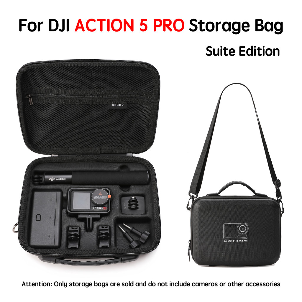 สําหรับ DJI ACTION 5 PRO กระเป๋าเก็บ DJI ACTION 3/4 กระเป๋ากล้องกีฬาอุปกรณ์เสริมกล้องกล่อง