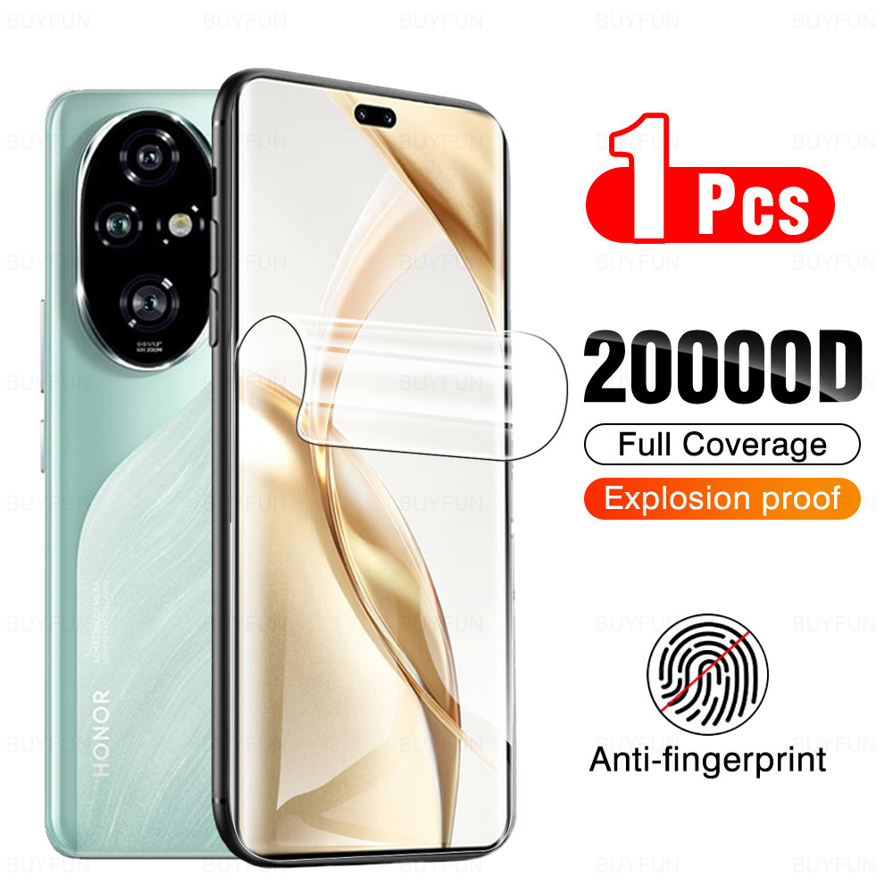ฟิล์มไฮโดรเจลแบบนุ่มสําหรับ Honor 200 Pro 5G ป้องกันหน้าจอสําหรับ Honer Honor200 Pro 200Pro กาวเต็มฟ