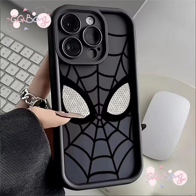 คู่รักแนวโน้มแบรนด์การ์ตูนสไปเดอร์แมนปกอ่อน เคสไอโฟน Iphone 11 15 12 13 Pro Max XR 7 8 14 15 6 Plus X XS MAX SE เคส