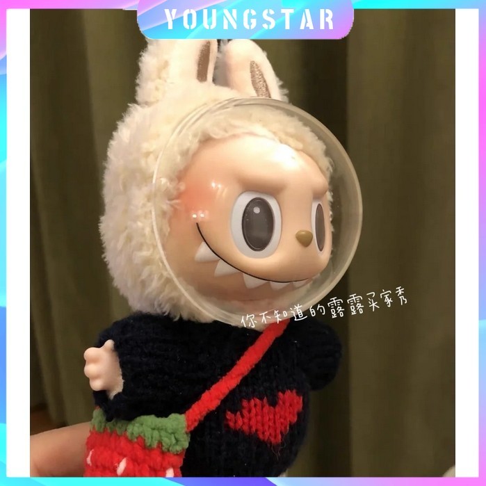 หน้ากากอะคริลิคป้องกันสําหรับตุ๊กตา ลาบู ปกหน้าใส