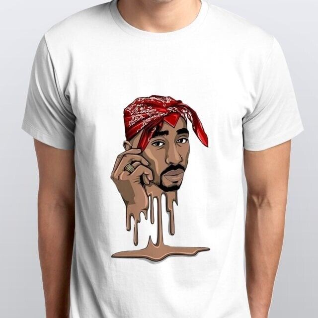 เสื้อยืดสั่งทํา Tupac Shakur 2Pac Rapper Music Hip Hop R&B Vintage Tee