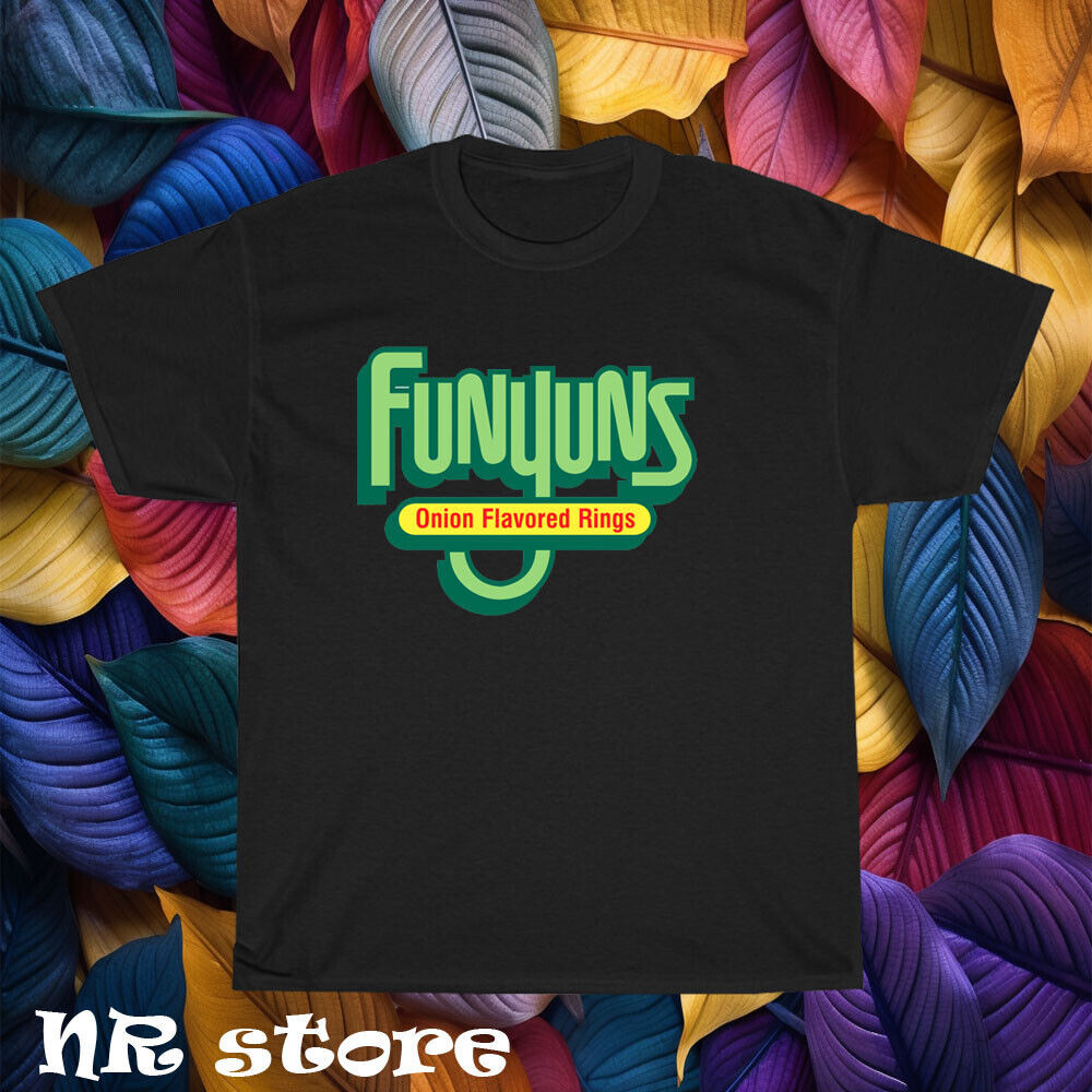 เสื้อยืดลายโลโก้ Funyuns ตลก สำหรับแฟชั่นใหม่