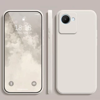 เคส Realme Narzo 50i Prime สีทึบ Realme Narzo 50i Prime เคสป้องกันซิลิโคนป้องกันการตกสีธรรมดาเรียบง่าย YT